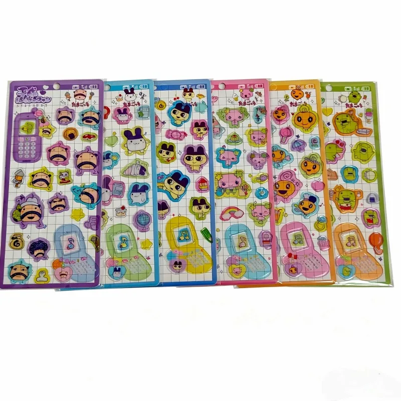 Neue Tamagotchi Mametchi Kuchipatchi Cartoon-Kreativ-Aufkleber, dreidimensionale Klebeaufkleber, personalisierte Animations-Peripherieaufkleber – Detail 4