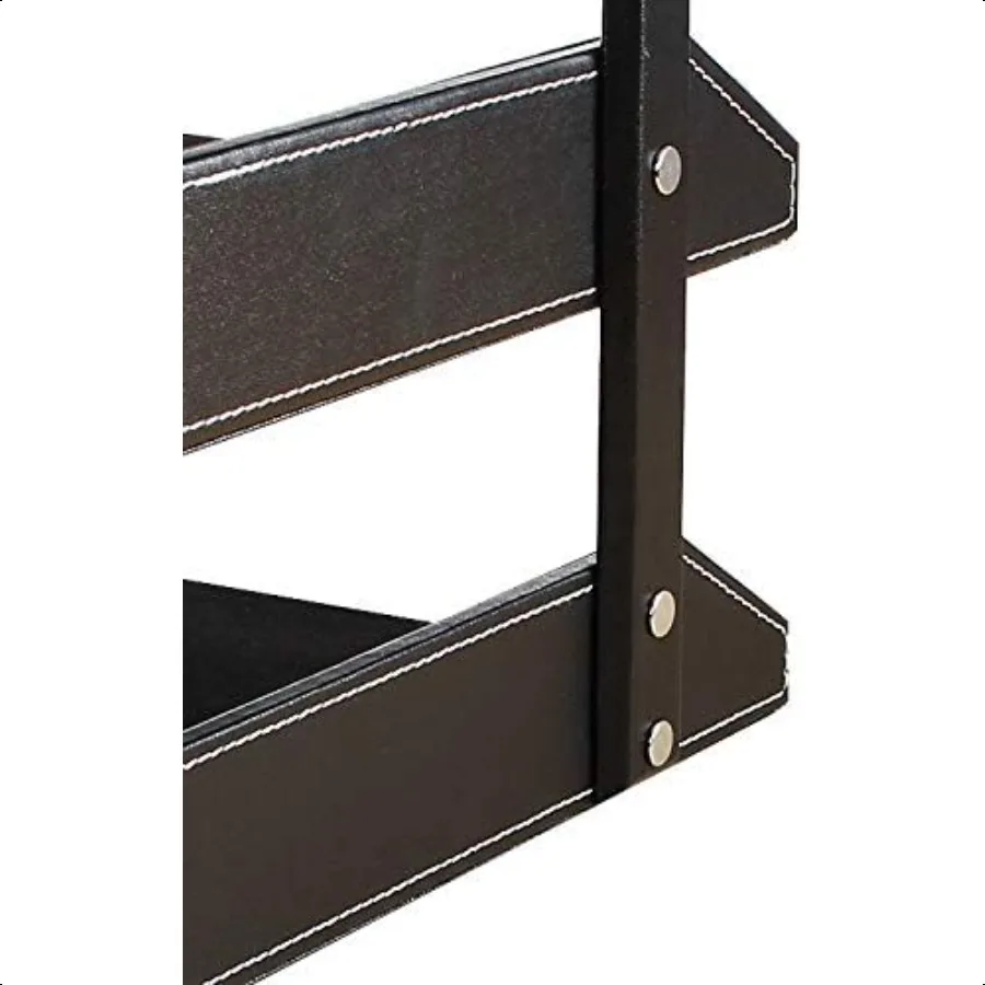 Лотки для писем, кожаный настольный органайзер для файлов, 3-уровневые листы, держатель для бумаги для документов, лоток для офисных настольных аксессуаров, сортировщик для хранения для складывания