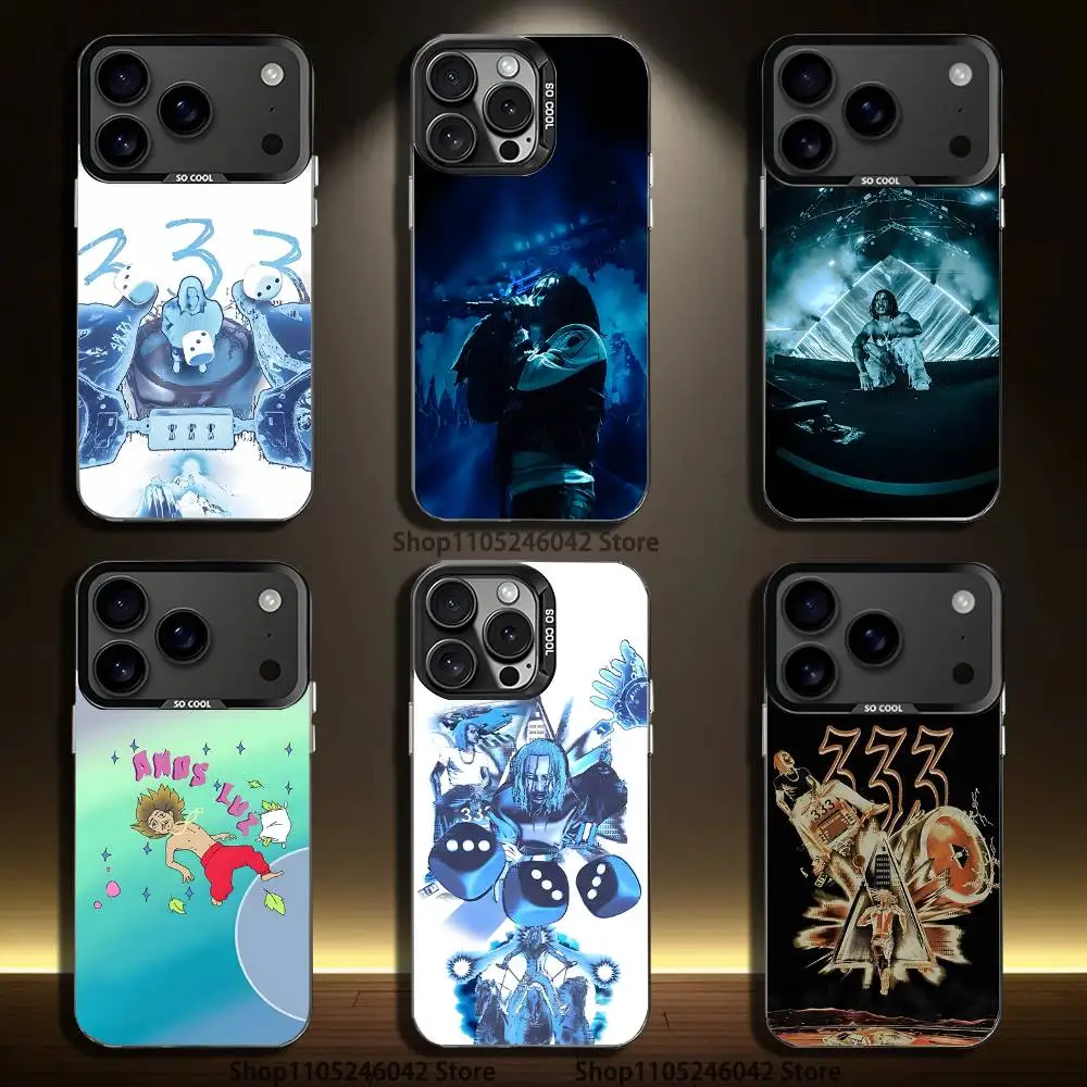 

Singer M-Matue 333 Album For iPhone 17,16,15,14,13,12,11,Pro,MAX Black Candy Matte Cover