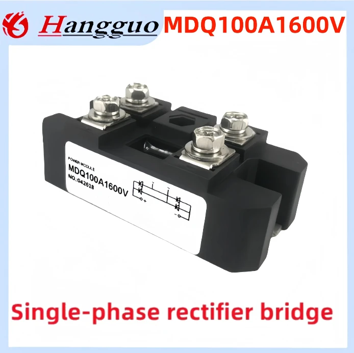 Original 100A High Power Bridge Rectifier MDQ100A 1600V 2 Phase 4 Terminal Diode