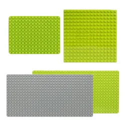 Large Building Blocks Base Plate 12x16 16x16 16x32 Dots Construction Toy for Toddlers and Kids Marble Run Display Board