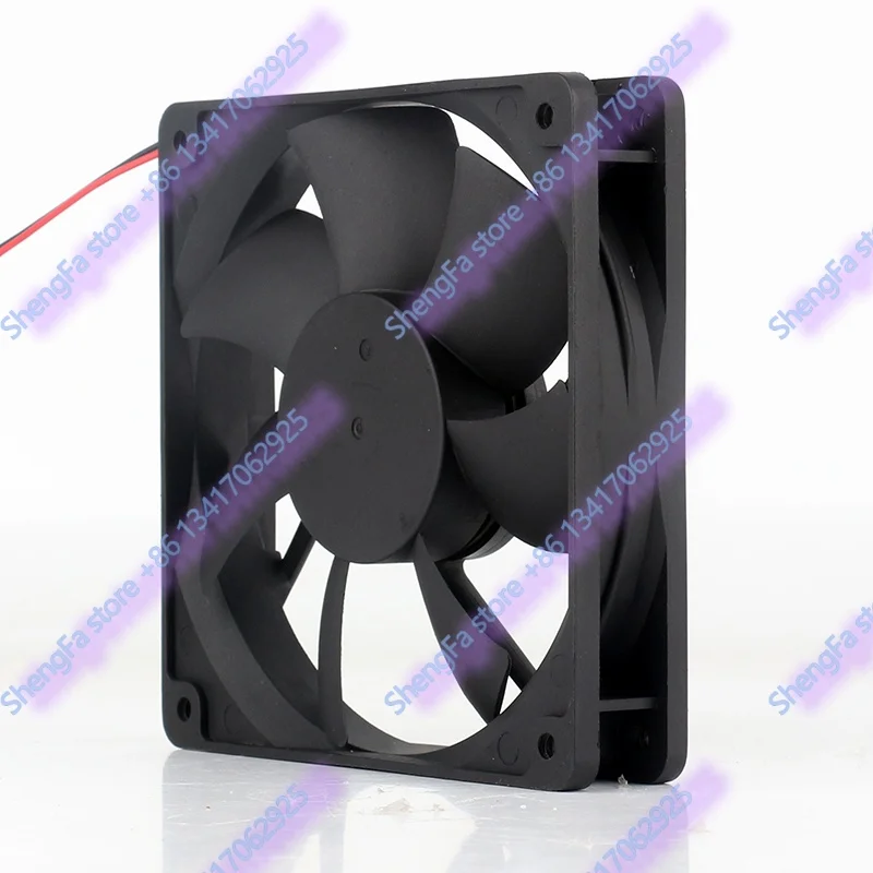 ADDA 5V 24V 48V 120X120X25MM 12025 12CM Computer case Power supply Silent inverter AD1212DB-A71GL cooling fan DC 12V 0.13A