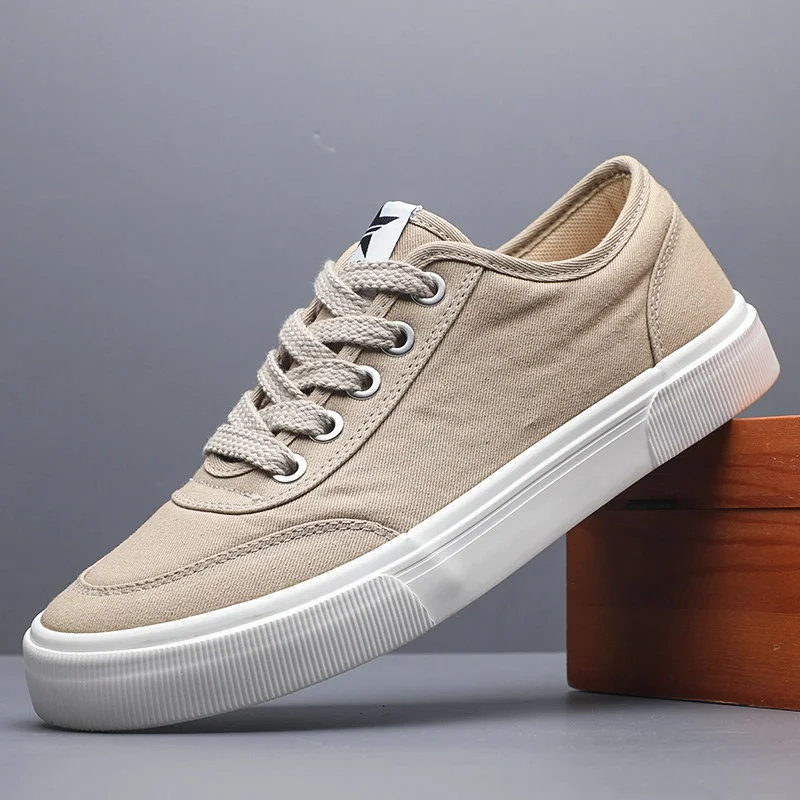 Men's Canvas Skate Shoes Breathable Casual Old Beijing Soft Shoes Low Top Online Exclusive Fall 2026 Collection