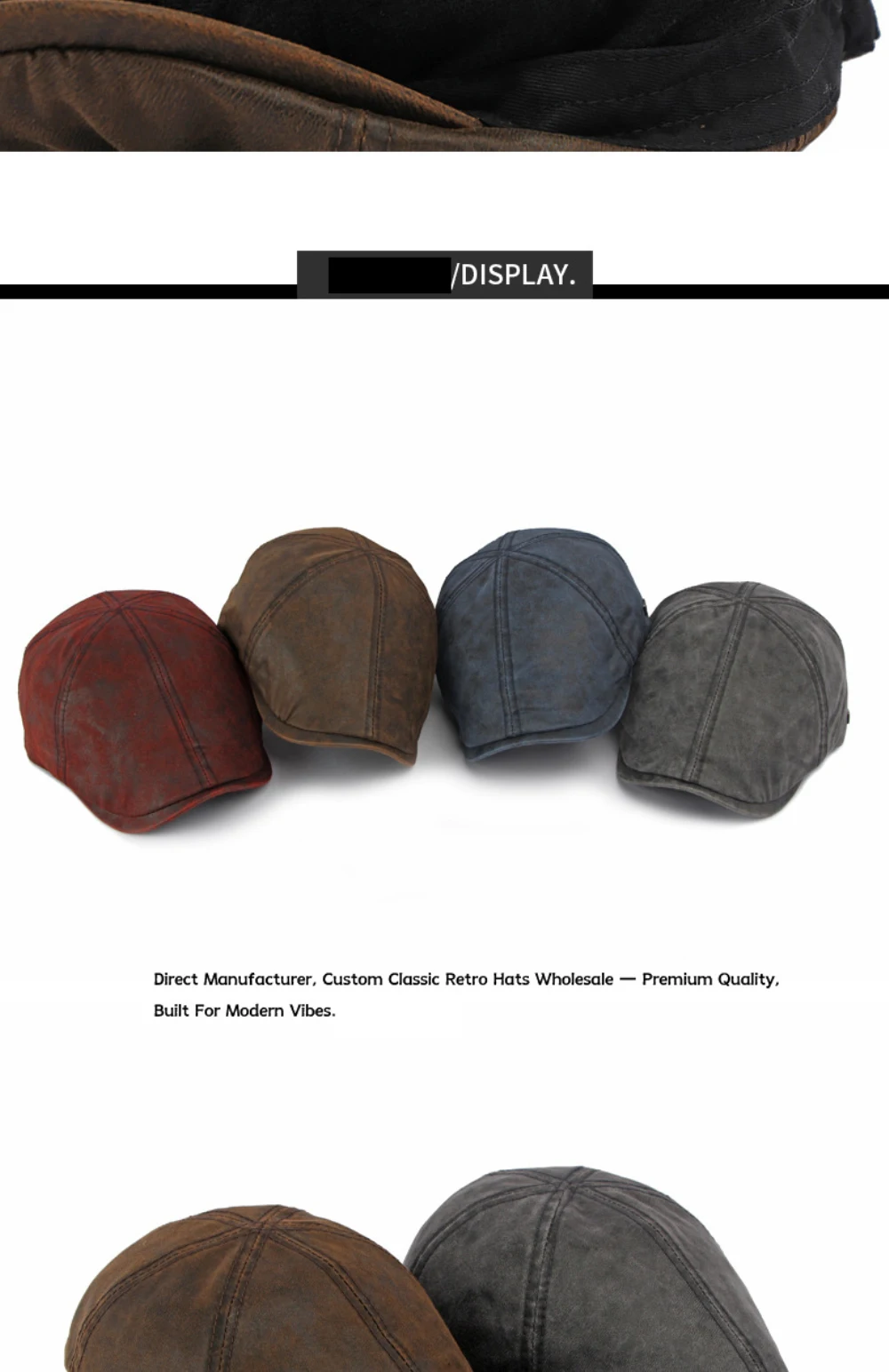 HT5161 Herren- und Damen-Baskenmütze, Retro-Künstlermütze, flache Mütze für Damen und Herren, mit Fleece gefüttert, achteckige Baskenmütze für Herbst und Winter – Detail 5