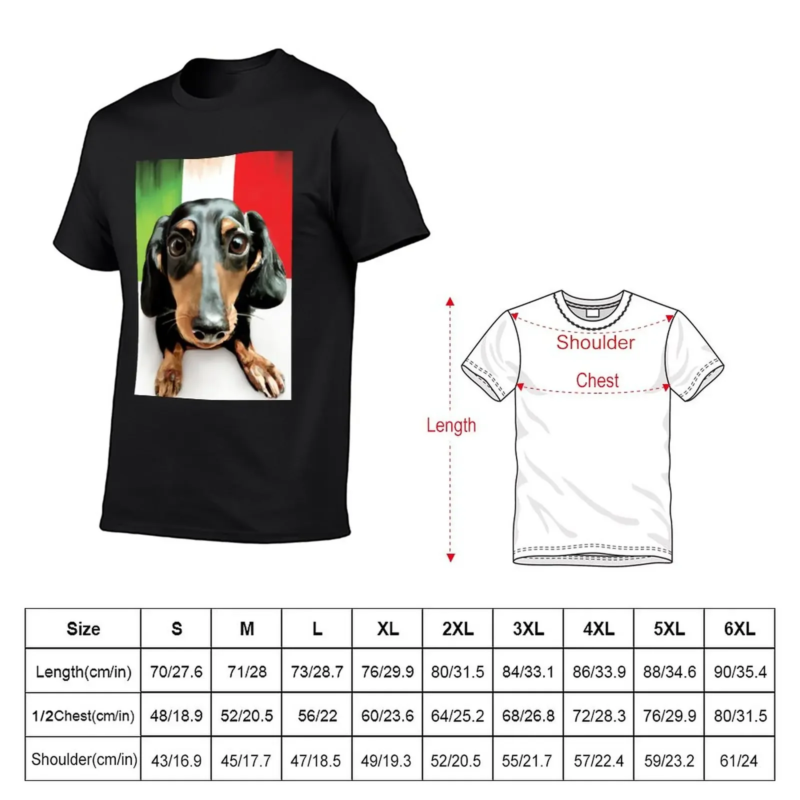 Bella the Playful Dachshund - Pet Dog Commission 05 T-Shirt shirts graphic tees hippie clothes Men's t shirts