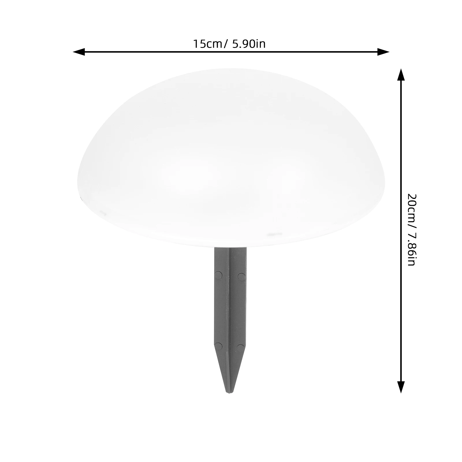 

Half Sphere Lamp Outdoor Plastic Stake Patio Garden Pathway Lights Solar Yard Light Durable Material Long Service Solar Lawn