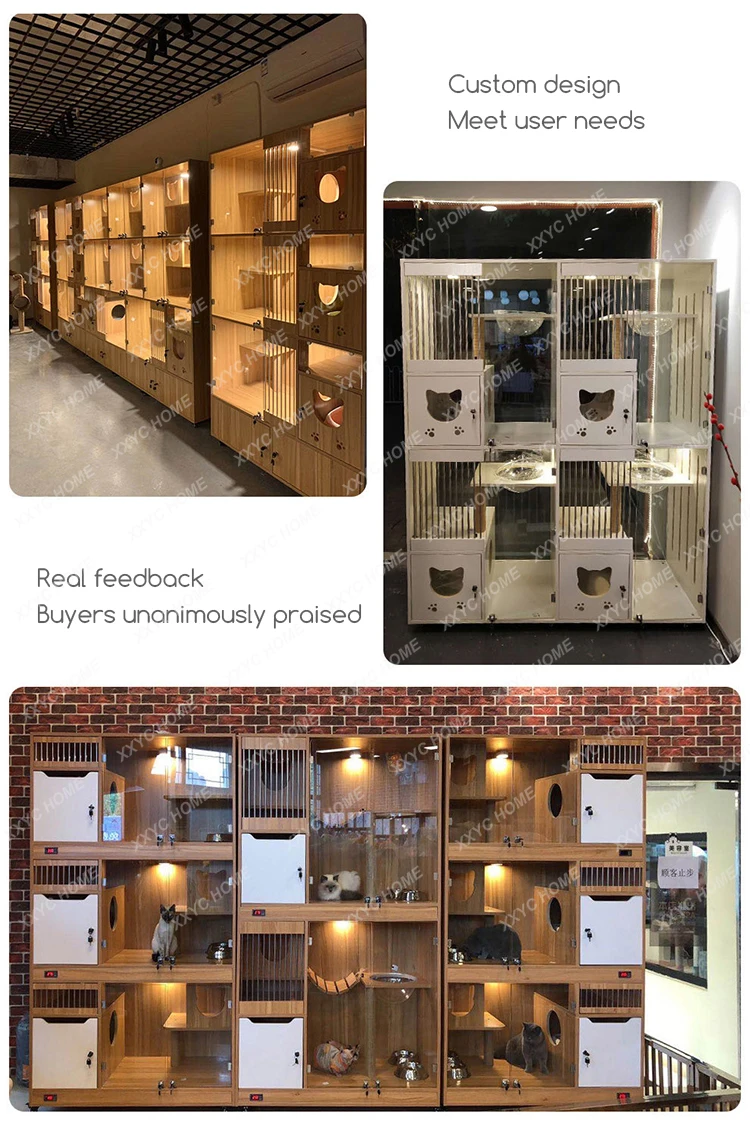 الصين Petsproofing أفضل بيع قفص القط الكلب البيطري خشب متين أقفاص الطبيب البيطري مصنع توريد القط الكلب عزل قفص صندوق