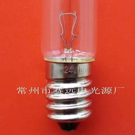 Ampoule indicateur à vis ancienne spirale transparente E14, 10 instruments, 12V24V20V36V60V110V220v