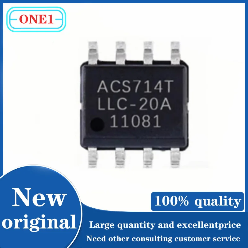 1PCS/lot New original ACS714LLCTR-20A-T ACS714LLCTR-20A ACS714LLCTR 20A SOP-8 Current Sensors ROHS