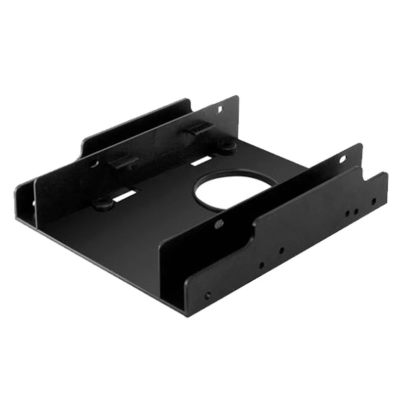 AT14 3.5 Inch To 2.5 Inch SSD/HDD Hard Drive Drive Bay Adapter Mounting Bracket Converter,Double Bay