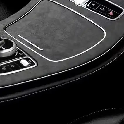 

For Mercedes Benz E Class W213 2016 2017 2018, Alcantara Suede Car Central Console Gear Shift Panel Trim Cover Car Accessories