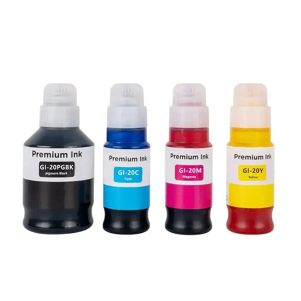 GI 20 GI20 GI-20 Compatible Refill Ink Premium Color Water Based Bottle For Canon Pixma G5020 G6020 G7020 Printer