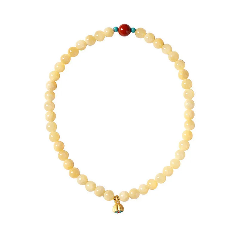 Natural Topaz Bracelet Southern Red Agate Fortune Lucky Niche Design Double Layer Stackable Best Friend Jewelry Festival Gift