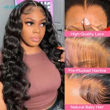 Deep Wave Lace Front Human Hair Wig #3