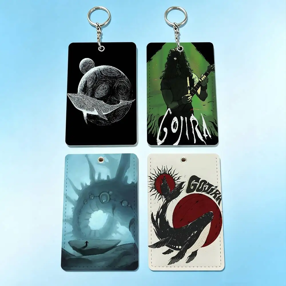 

Band G-GojiraS 2026 Card Holder Keychain Badge Holder Card Pass Hang Rope Lariat Lanyard for Key Rings Accessories Gift