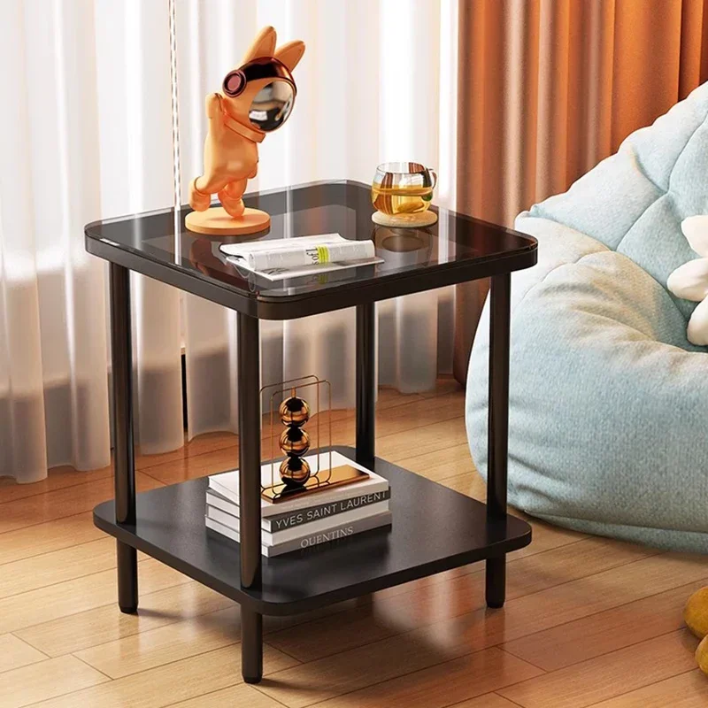 Cheap Cute Clear Luxury Living Room Decoration Side Table Transparent Unique Coffee Table Books Kaffee Tische Patio Furniture