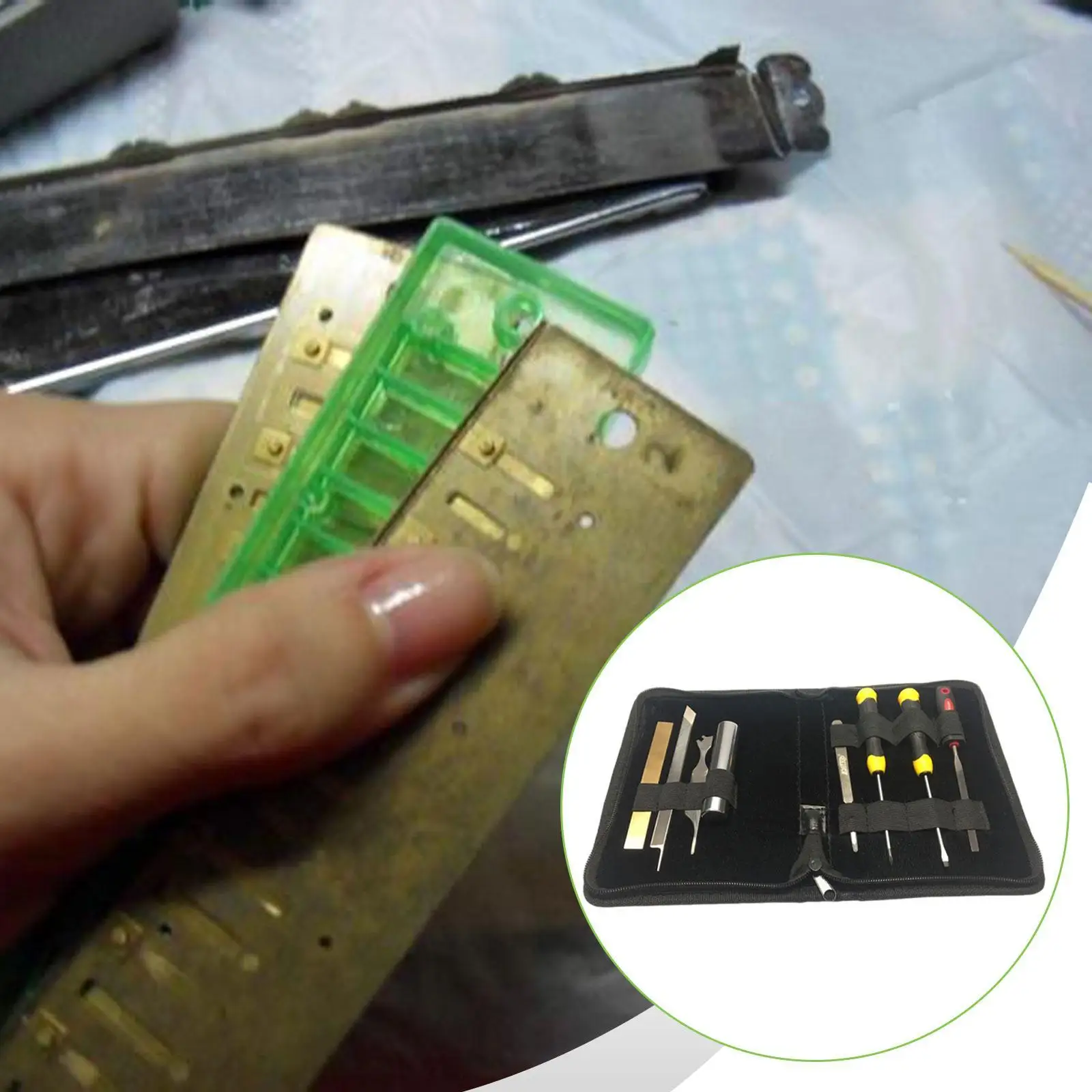 harmonica-professional-repair-kit-versatile-metal-canvas-maintenance-tool-set-with-organized-compartments-for-musicians