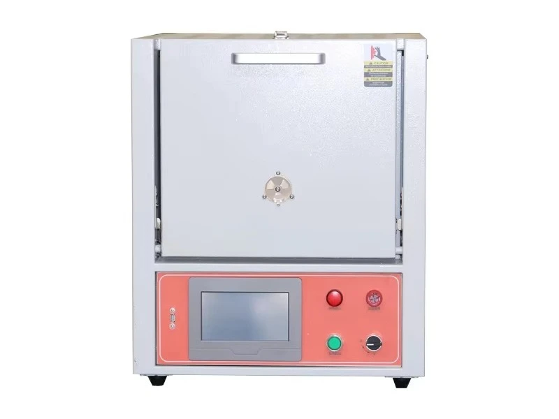 1100C Electric Muffle Oven Furnace with 30-stage Temperature Control Ceramic Fiber Muffle Box for Heat Treatment