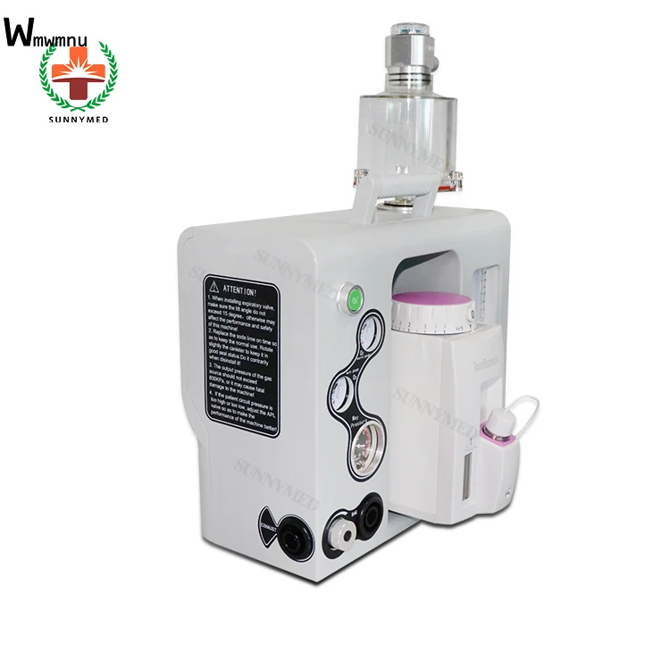 SUNNYMED SY-E600 Convenient Three Gauges Anesthesia Machine With Oxygen Two Tube Anesthesia Equipments