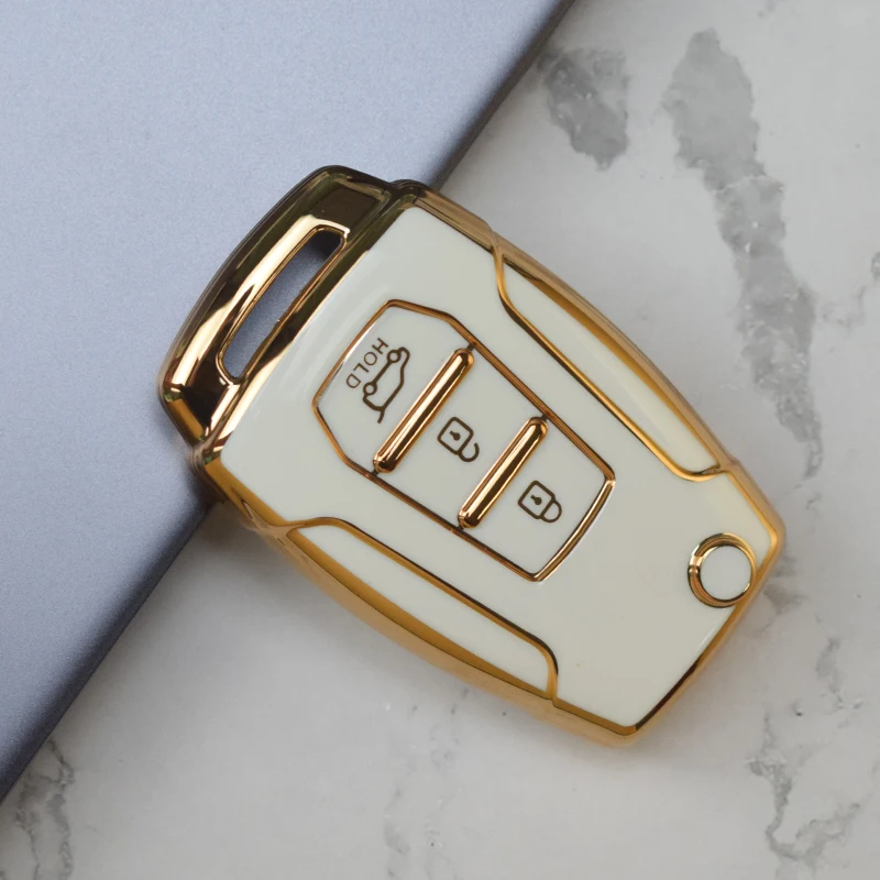 TPU Car Key Cover Case for SsangYong Kyron Actyon Tivolan Korando Rexton Tivoli Key Holder Car Key Shell Car Key Accessories