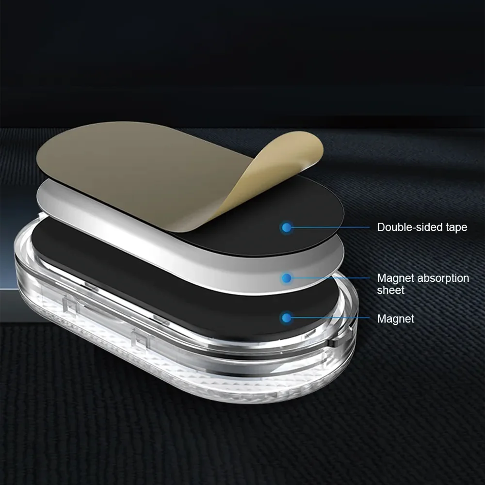 New Car Flexible LED Lightin LED Light Wireless Touch Lights With Magnet USB Rechargeable For Door Foot Trunk Car Interior Light