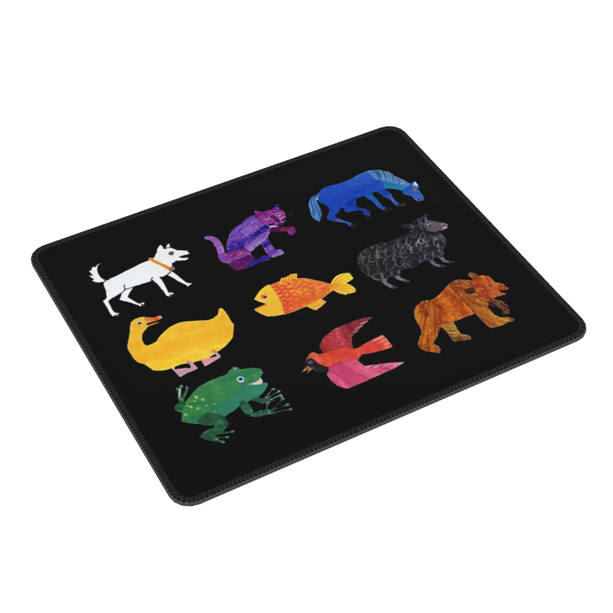 

Эрик Карл Животные 1, коврик для мыши, компьютерная клавиатура, коврик для мыши, игровой ПК, ноутбук, настольный коврик, офисные аксессуары, настольные коврики