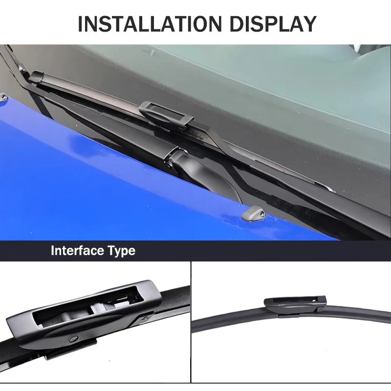 Wiper Blades For Renault Megane 3 2008-2016 Front Windshield Clean Window Windscreen Auto Parts Car Rain Brushes 24\'\'+16\'\'