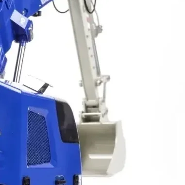 New C914 CNC Metal RC Hydraulic Excavator 1:14 CUT Model 5 Ways Valve 3 Arms Remote Control Digger Manual Quick Release Coupler