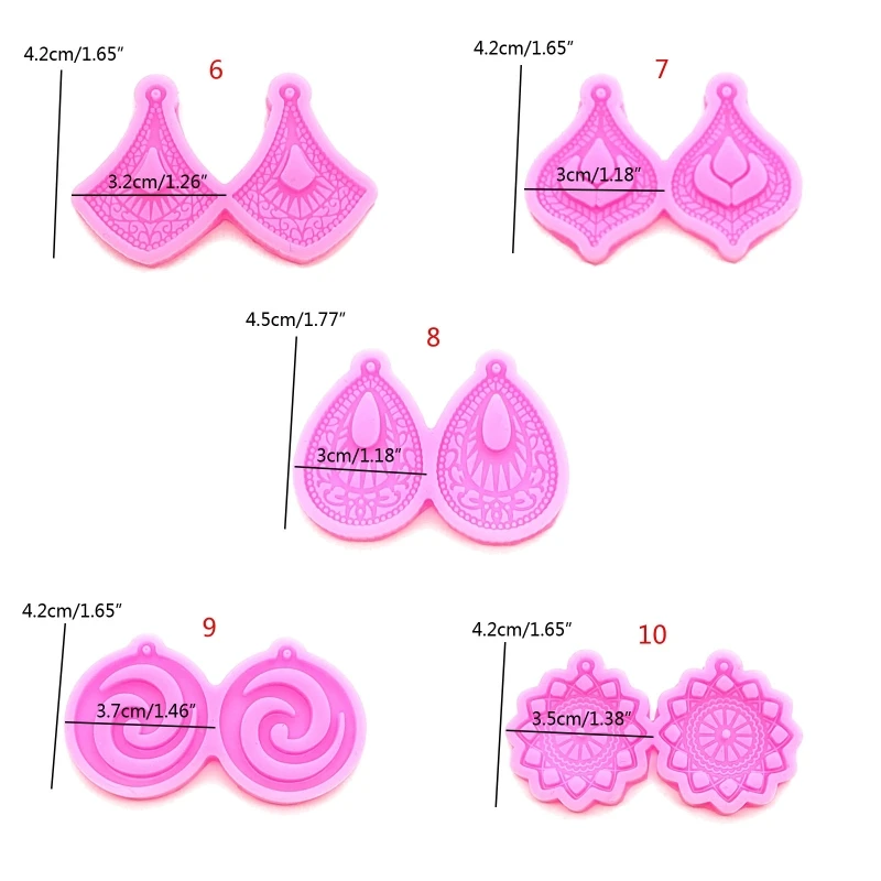 Oorbel Hars Mallen Sieraden Gieten Mal Diy Maken Ambachtelijke Mal Voor Vrouwen Meisjes R3mc