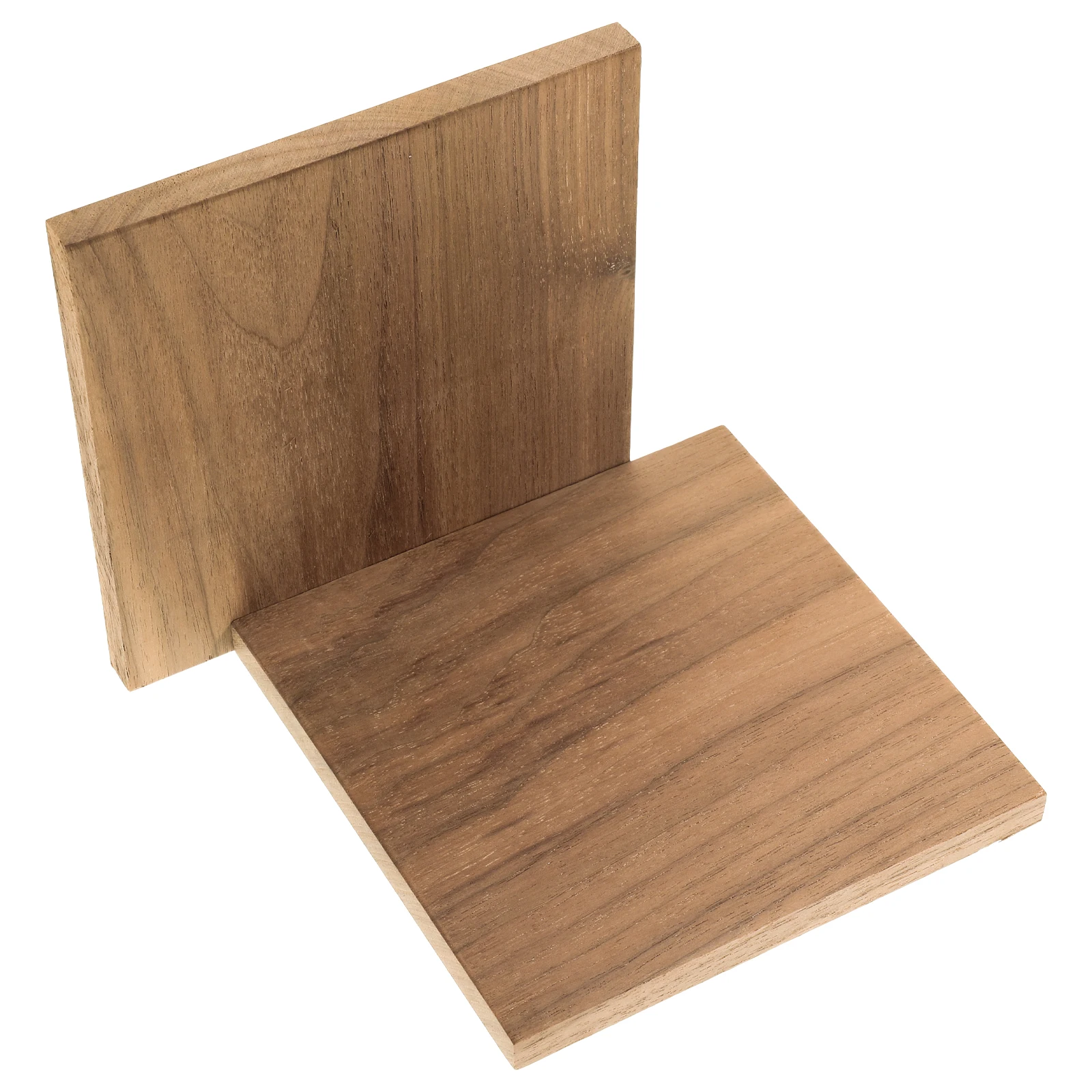 

2Pcs Black Walnut Wood Planks Thickened Natural Carving Wood Blocks for DIY Craft Woodwork Home Decor Projects Sturdy