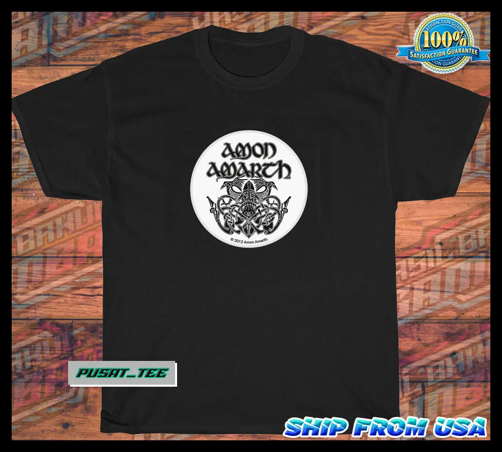 Amon Amarth logo maglietta americana in cotone divertente taglia S 5XL