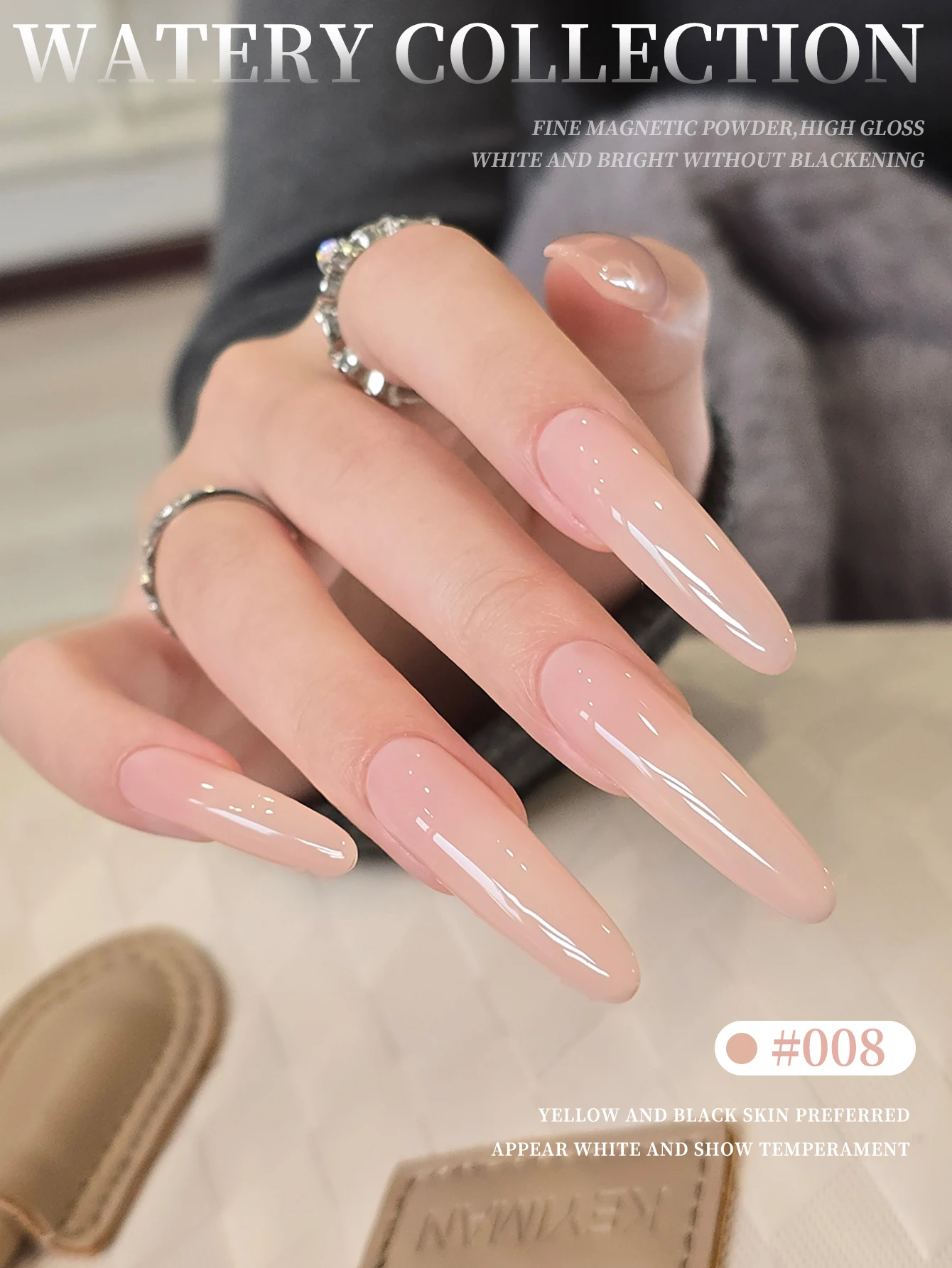 1個 15ml アイススルーヌードジェルネイルポリッシュ、UV LEDソークオフジェル、セミパーマネント、DIYサロン品質ネイルアートジェル