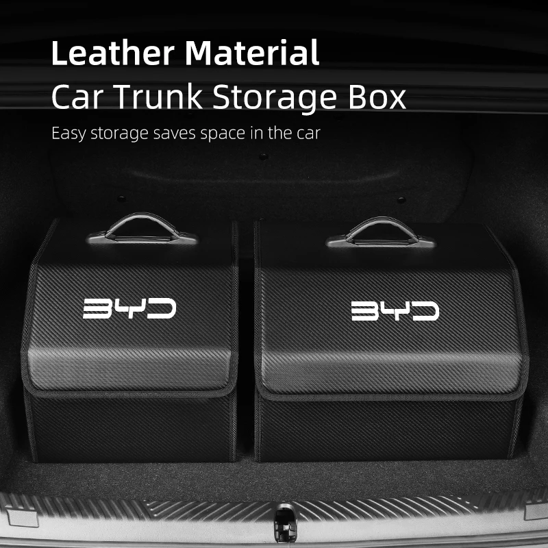 Car Trunk Storage Box Organizer Stowing Tidying Container Bag For BYD M6 G3 G5 T3 F3 I3 F0 F6 S6 S8 E5 E6 G6 Song Qing Yuan Max