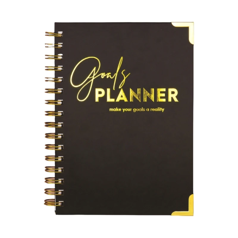High Quality 113 Page Planning Book Featuring Coated Monthly Segments And Note Space W8KE