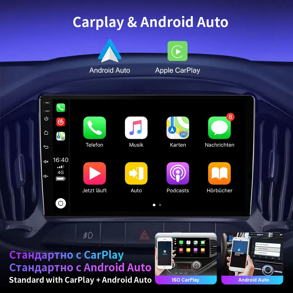 Автомагнитола EKIY X7 на Android для HONDA FIT JAZZ 2007-2013  навигация GPS 1280*720 DSP Carplay  мультимедийный видеоплеер автостерео