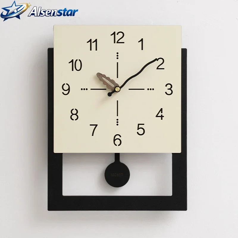 Modern Swinging Decoration Wall Clock Living Room Luxury Clock Mural Watch Restaurant Number Mute Quartz Clock Hanging Painting