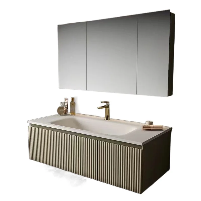 

Plywood hardware bathroom vanity and cabinet set