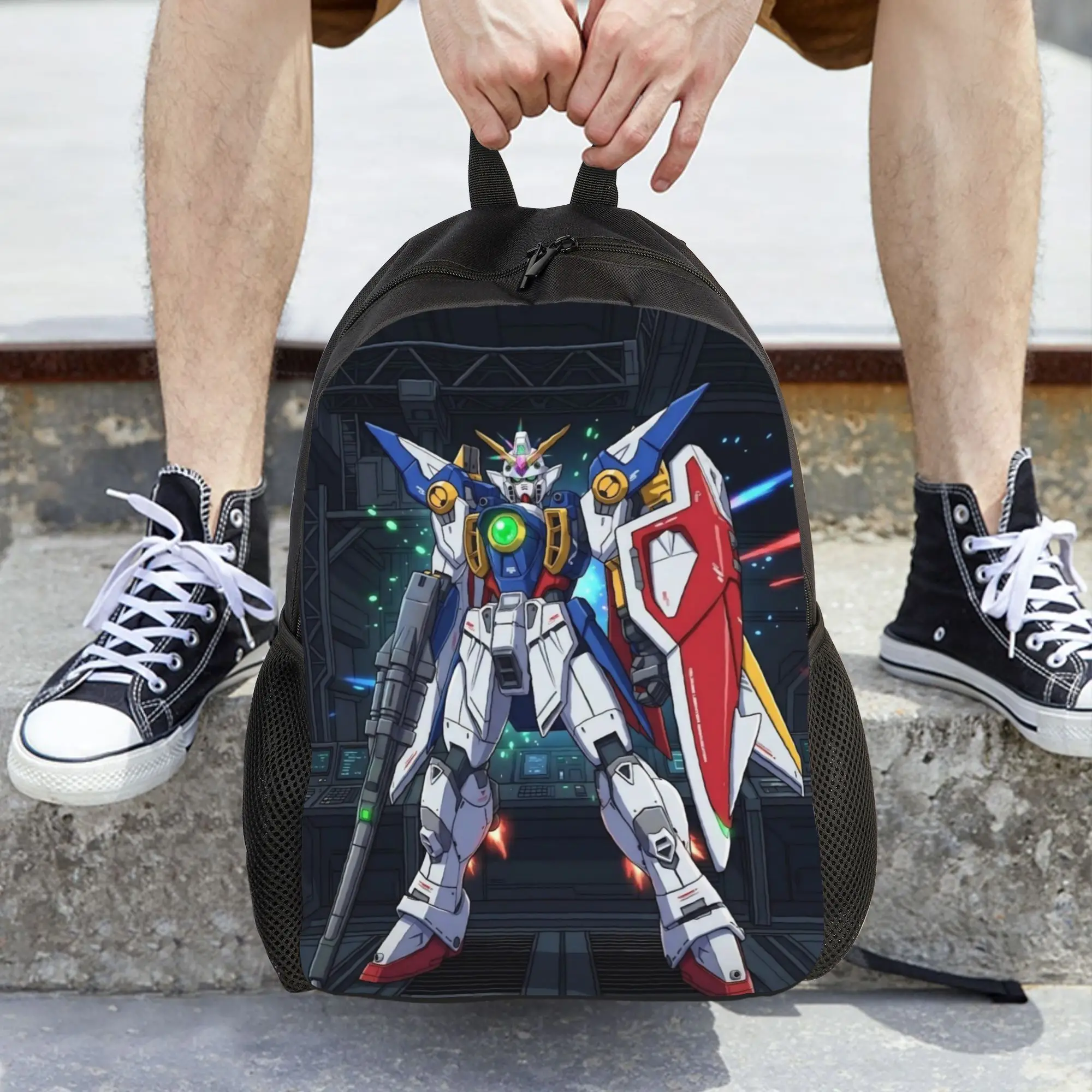 mobile suit gundams Backpack Girls Boys Lightweight  Backpacks Bag for Toddlers Kindergarten