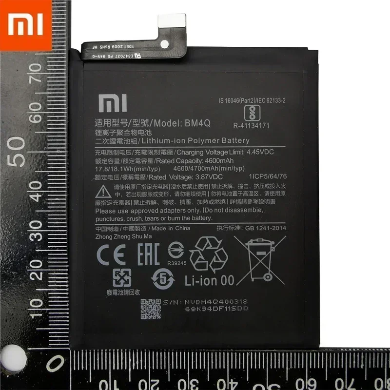 Xiaomi-オリジナルの電話バッテリー,bm4q,bm4p,bm4u,redmi k30 pro,k30pro,高品質,pocf2 proバッテリー,XIAO-MI