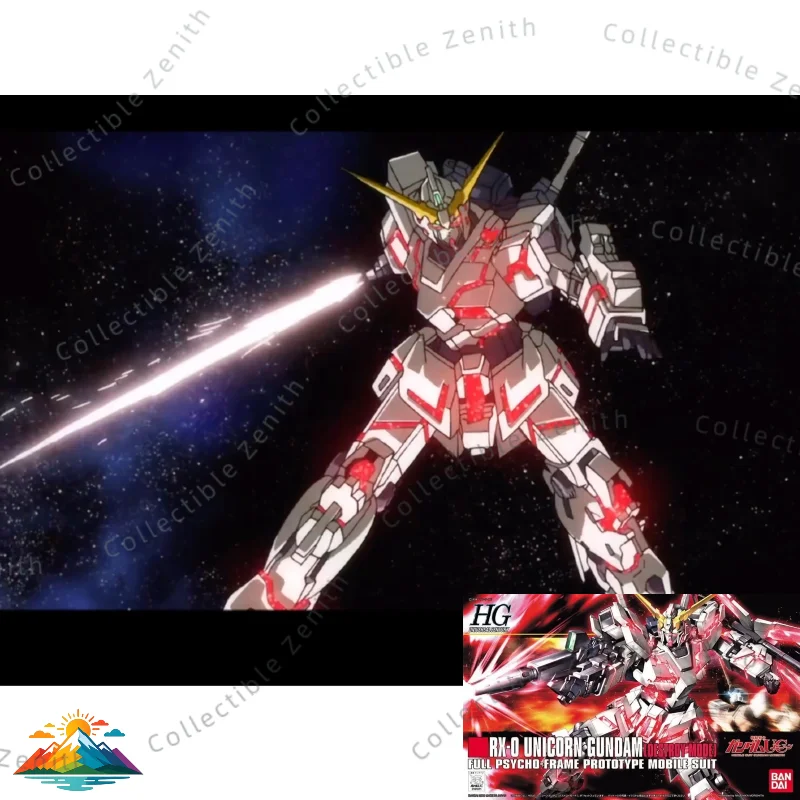 

【IN STOCK】Bandai HGUC 1/144 RX-0 Unicorn Gundam Destroy Mode Model Kit Gunpla Collecting toys