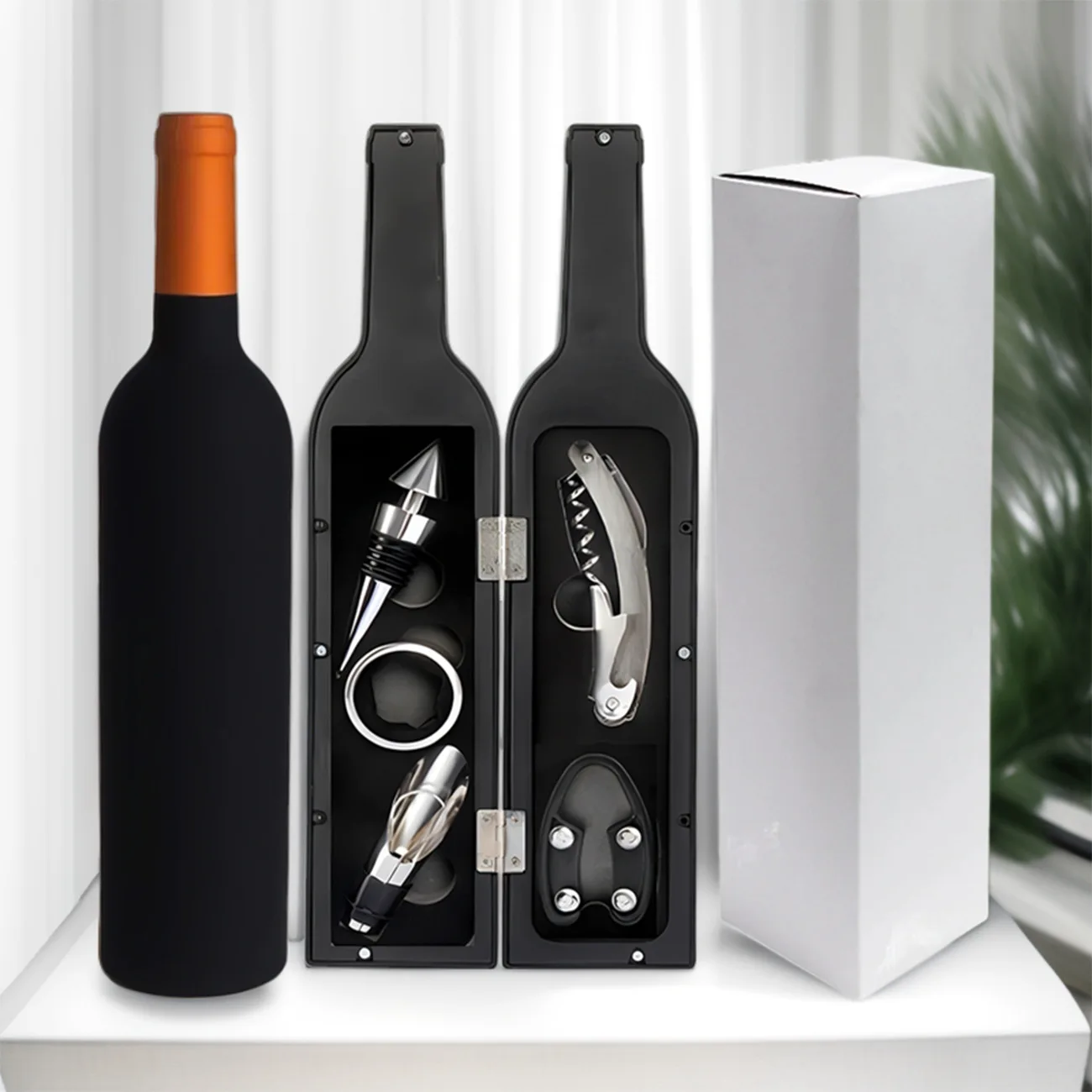 

Creative Wine Bottle Opener Set - 5pcs Large Size Wine Opener Gift for Red Wine Cross-border