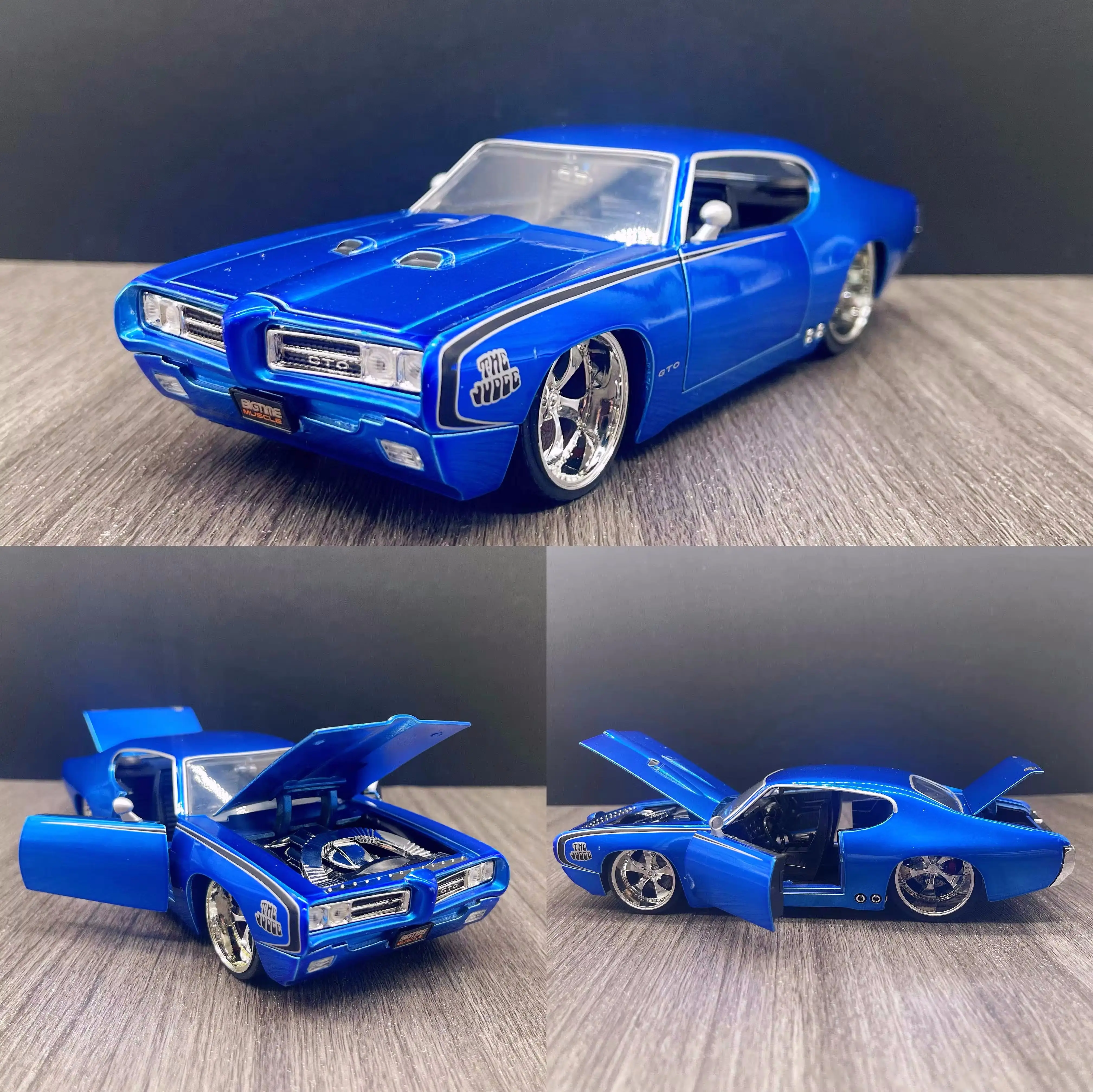 1:24 Pontiac Firebird Pontiac GTO Judge Alloy Car Diecasts & Toy Vehicles Car Model Miniature Scale Model Car Toy