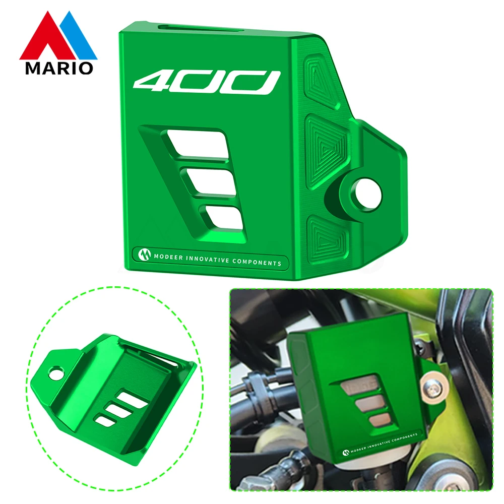 

For Kawasaki NINJA 250 Ninja 300 NINJA 400 Motorcycle Rear Brake Pump Fluid Tank Oil Cup Reservoir Guard Cover Protector
