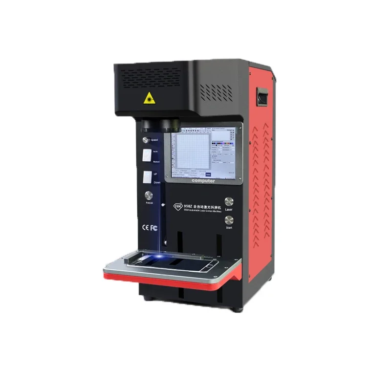 For TBK 958Z UV Laser Mobile Phone Front LCD Screen Separating Back Glass Removal Text Vector Picture Printing Marking