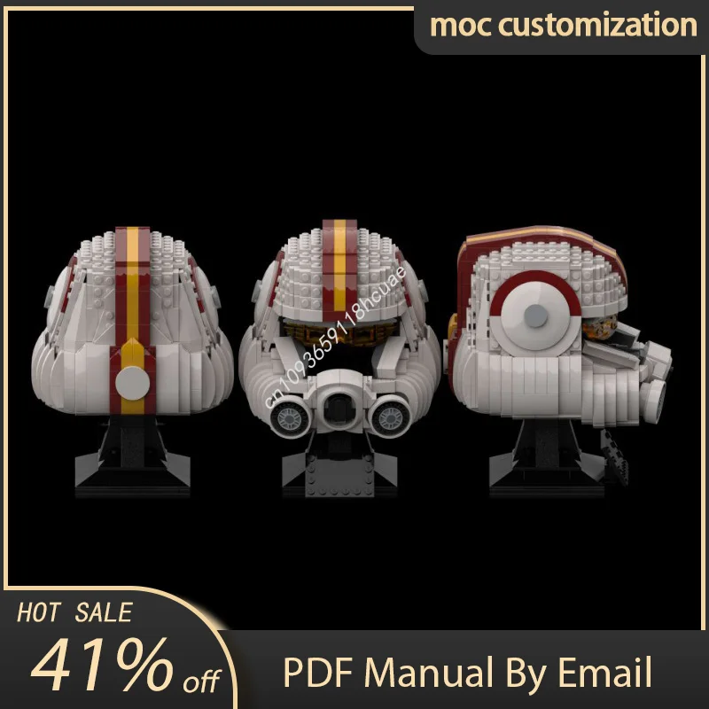 

Moc 883 шт., звездная битва, клони, пилот, ARC-170, модель шлема, строительные блоки, кирпичи, образовательная сборка, игрушки для детей, рождественские подарки