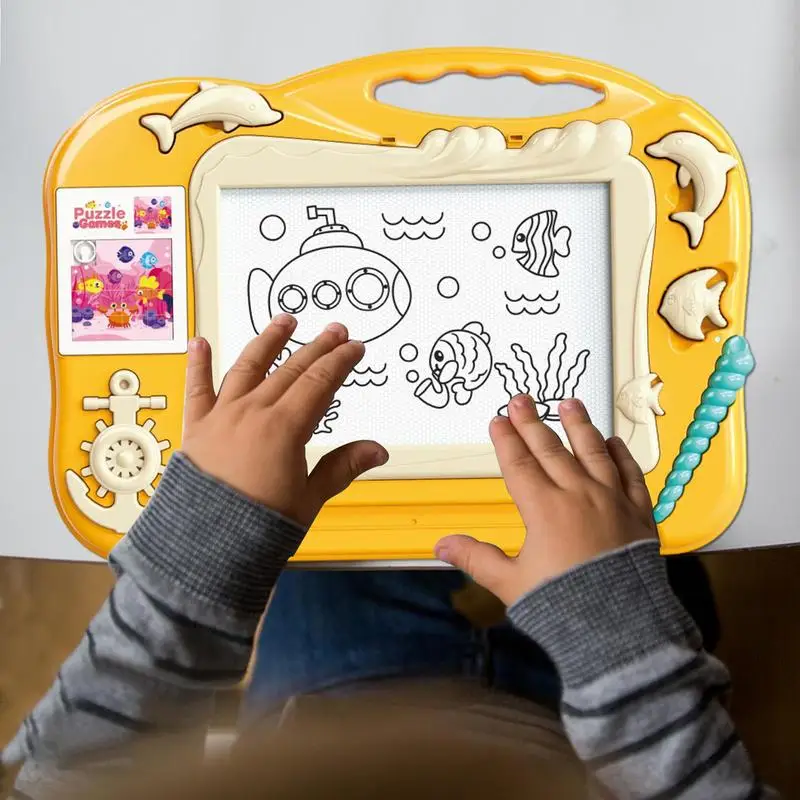 Kids Drawing Board Doodle Board Sketch Pad For Writing Painting Erasable Magnetic Drawing Board Sketch Pad Safe Educational