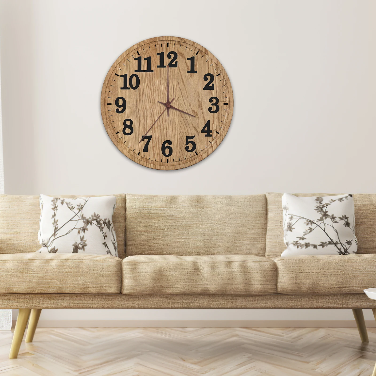 

Silent Wall Clock Movement DIY Kit 15#5Axis 22 23inch Wood Hands Operated Mechanism Replacement Numbers Craft