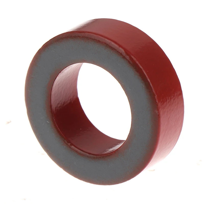 1Piece 33*20*11mm Red Grey T130-2 Iron Ferrite Toroid Cores For Inductors Iron Red Ring Low Permeability