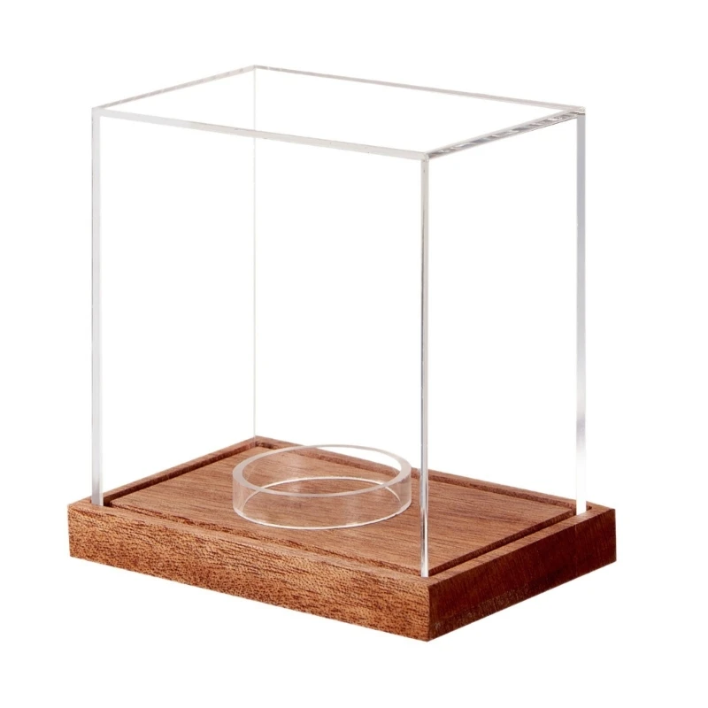 Transparents Acrylic Baseball Display Case with Sun Protecting and Easy Assembly for Softball Golf Ball Collectibles 24BD