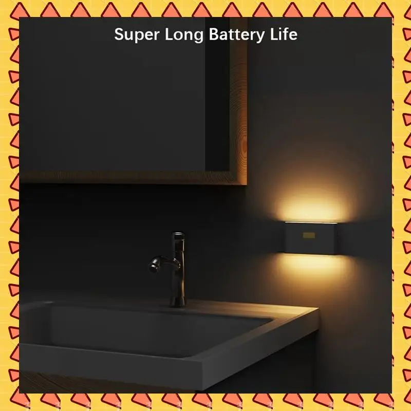 

A008 Rechargeable LED Intelligent Sensor Night Light Motion Sensor Wall Light For Bedroom Corridor Cabinet Lighting
